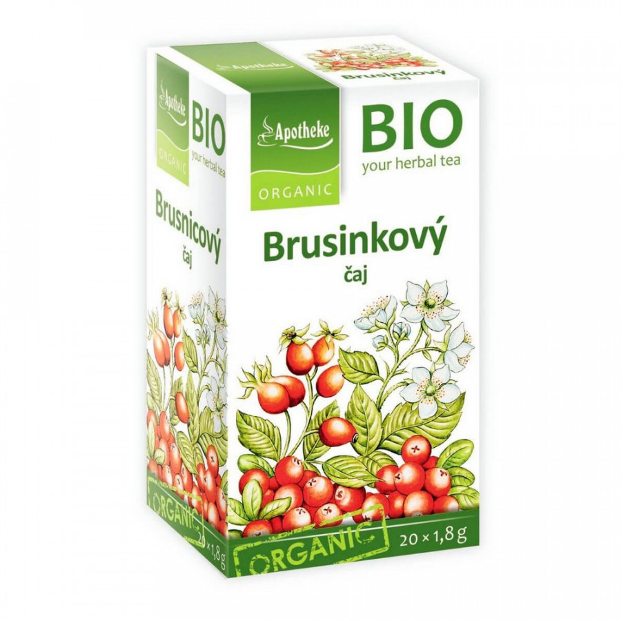 BIO brusinkový čaj 36 g Apotheke